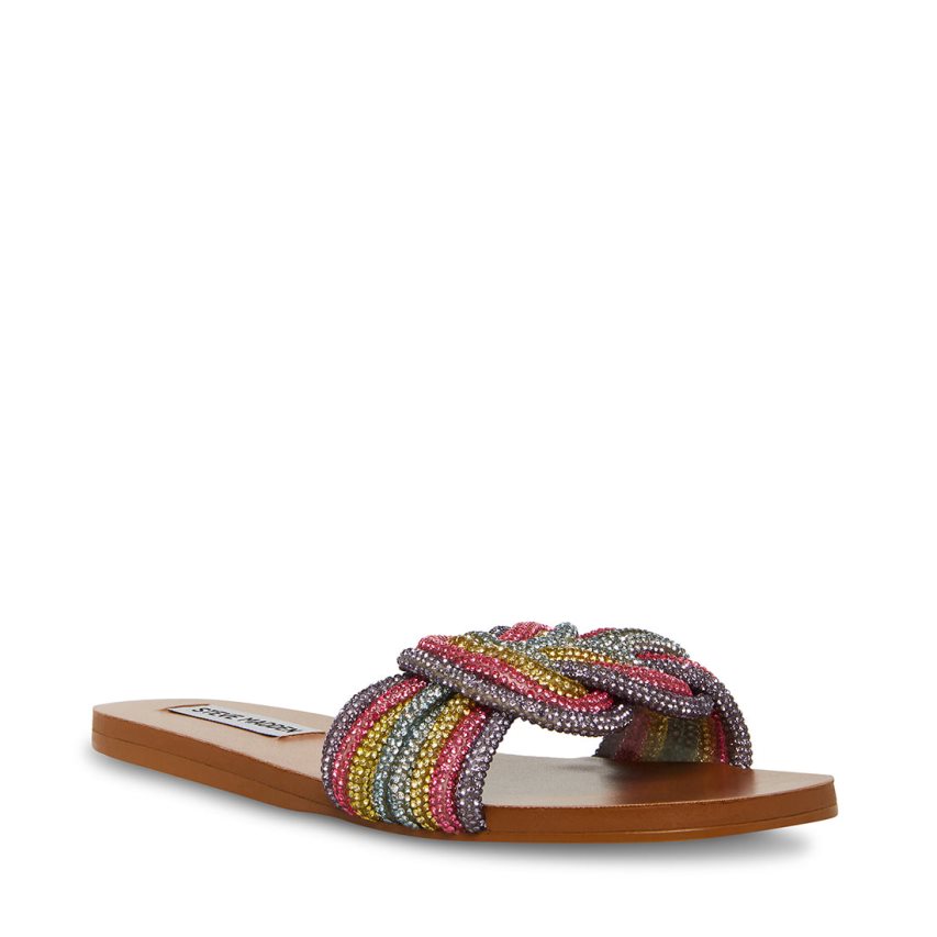 Sandalias Planas Steve Madden Adore Mujer Multicolor | ES MT36E0